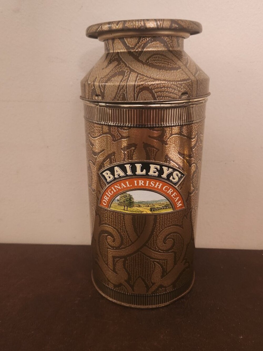 1992 BAILEYS Original Irish Cream tin canister,
